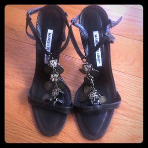 Manolo Blahnik brown heels